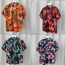 Chemise de fleurs de plage pour hommes à manches courtes rétro style Hong Kong vacances Hawaiian loose sunscreen ins jacket