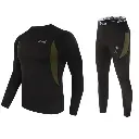 ESDY vêtements fonctionnels pour le sport en extérieur Sous-vêtements thermiques en polaire Combinaison de sport Vêtements d'entraînement physique